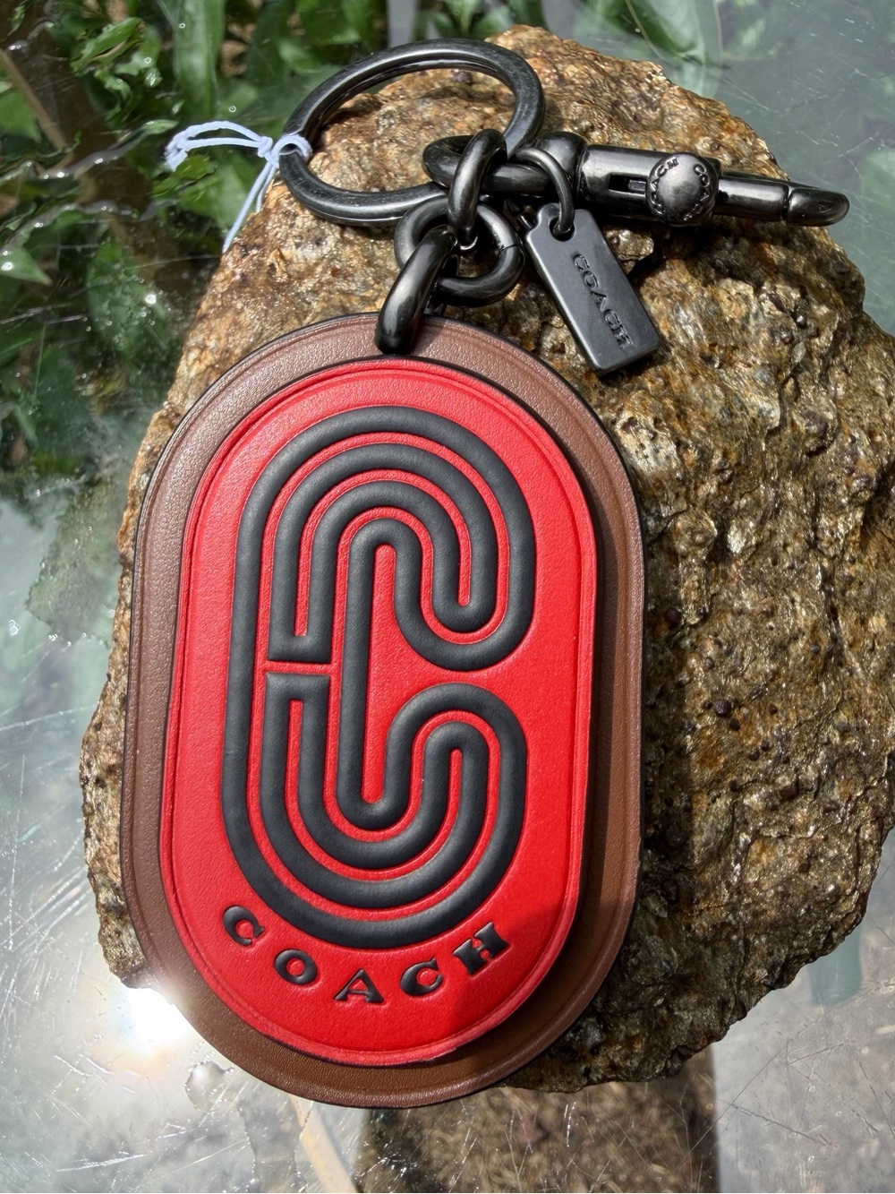 NWT Coach Patch Key Fob 91314